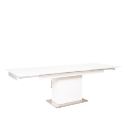 Bella Casa Illinois Extendable Table With Top White Ref DF118T