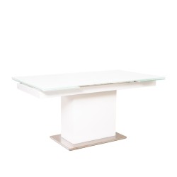 Bella Casa Illinois Extendable Table With Top White Ref DF118T