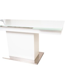 Bella Casa Illinois Extendable Table With Top White Ref DF118T