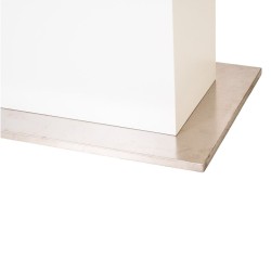 Bella Casa Illinois Extendable Table With Top White Ref DF118T