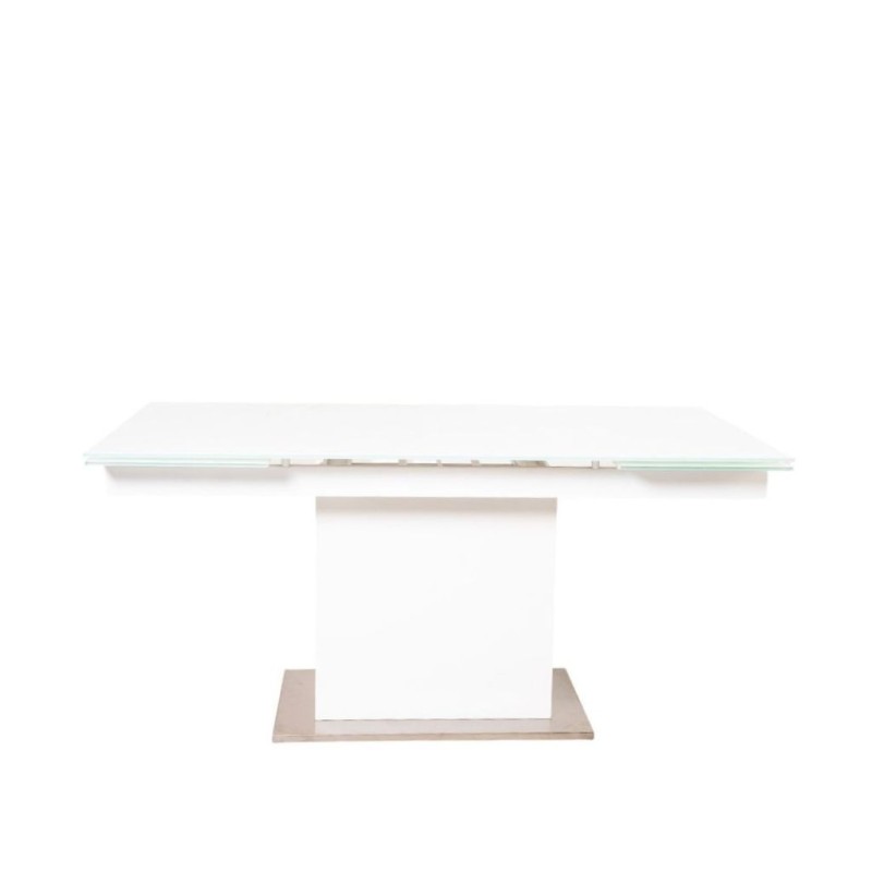 Bella Casa Illinois Extendable Table With Top White Ref DF118T