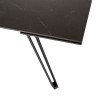 Bella Casa Minnesota Extendable Table Top Matte Black Marble Ref DF184-1T