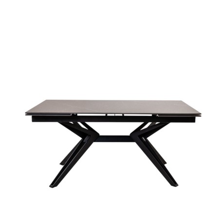Bella Casa Minnesota Extendable Table Top Matte Black Marble Ref DF184-1T