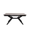 Bella Casa Minnesota Extendable Table Top Matte Black Marble Ref DF184-1T