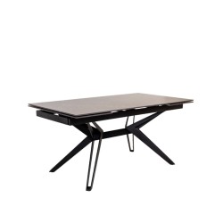 Bella Casa Minnesota Extendable Table Top Matte Black Marble Ref DF184-1T