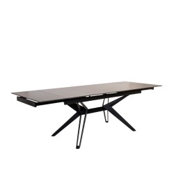 Bella Casa Minnesota Extendable Table Top Matte Black Marble Ref DF184-1T