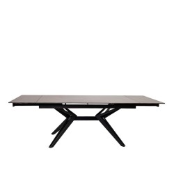 Bella Casa Minnesota Extendable Table Top Matte Black Marble Ref DF184-1T