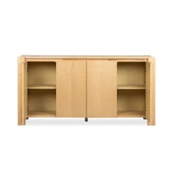Cavendish Latina Sideboard With 4 Doors Natural Rubberwood