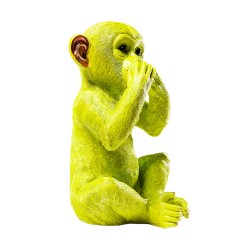 Kare Money Box Monkey Iwazaru Lime Ref 60794