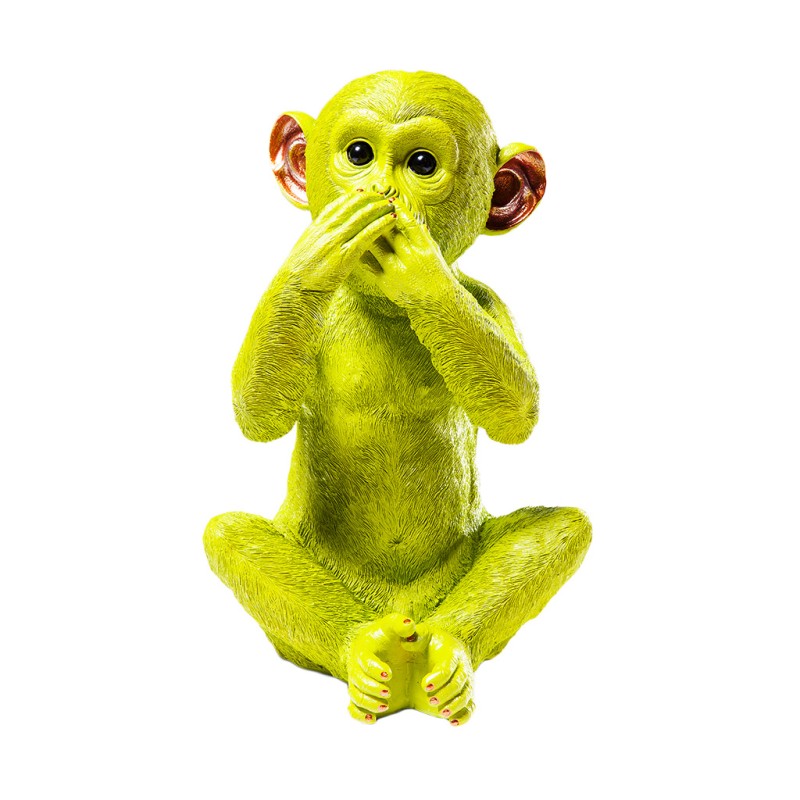 Kare Money Box Monkey Iwazaru Lime Ref 60794