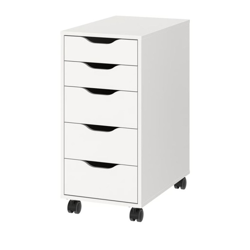 Ikea Alex Pedestal 5 Drawers With Castors 99422218