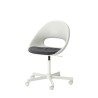Ikea Loberget Swivel Chair White & Grey Pad 79445452