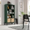 Ikea Kallax Shelving Unit D.Green With Underframe Black 89569692