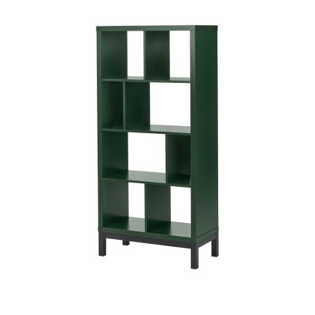 Ikea Kallax Shelving Unit D.Green With Underframe Black 89569692