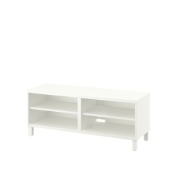 Ikea Besta TV Unit White 120x10x48 cm 99219410