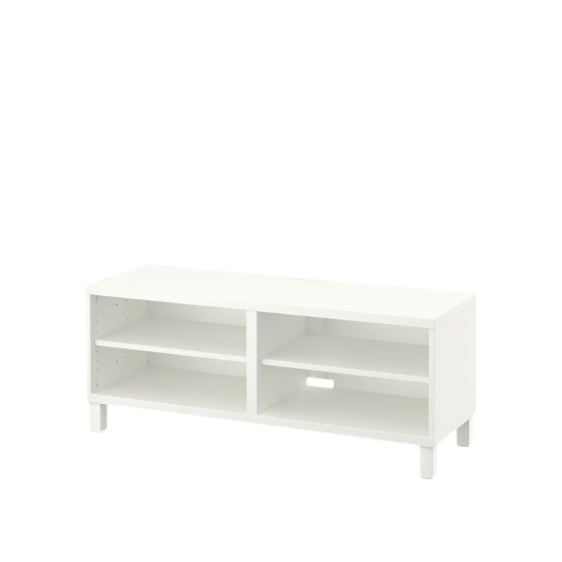 Ikea Besta TV Unit White 120x10x48 cm 99219410