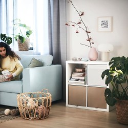 Ikea Kallax Shelving White 70351886