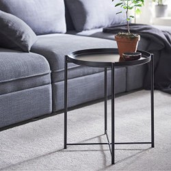 Ikea Gladom End Table Black 411997