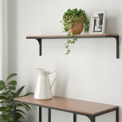 Ikea Fjallbo Wall Shelf Black 430585
