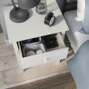 Ikea Gullaberg Bedside Table With One Drawer & Shelf White