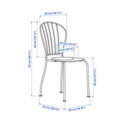 Ikea Lacko Outdoor Chair Grey