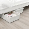 Ikea Sockerbit Storage Box With Lid White 50x77x19 cm