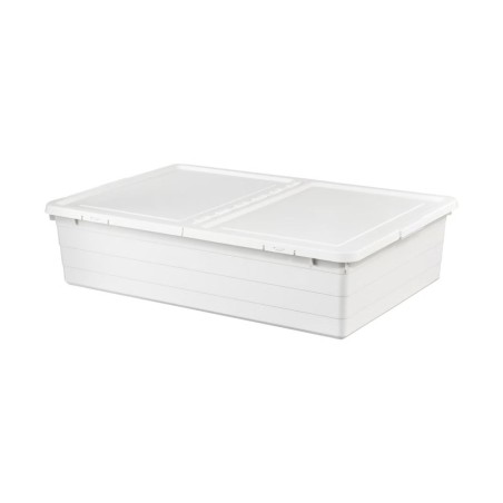 Ikea Sockerbit Storage Box With Lid White 50x77x19 cm