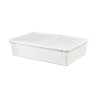 Ikea Sockerbit Storage Box With Lid White 50x77x19 cm