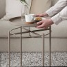 Ikea Gladom Side Table 45x53 cm Grey-Beige 10513764