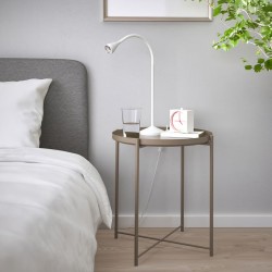 Ikea Gladom Side Table 45x53 cm Grey-Beige 10513764
