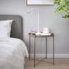 Ikea Gladom Side Table 45x53 cm Grey-Beige 10513764