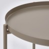 Ikea Gladom Side Table 45x53 cm Grey-Beige 10513764