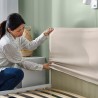 Ikea Kleppstad Bed 160x200 cm White/Vissle Beige