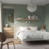 Ikea Kleppstad Bed 160x200 cm White/Vissle Beige