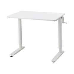 Ikea Relatera Desk Adjustable White 90x60 cm 29560086