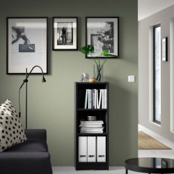 Ikea Billy Bookcase Without Door Black Oak