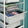 Ikea Jonaxel Storage White With Wire Basket 59305099
