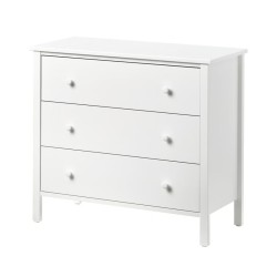 Ikea Kliberget Chest Of 3 Drawers White