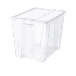Ikea Samla Storage Box With Lid 59440766