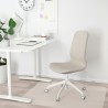 Ikea Langfjall Conference Chair Beige/Beige Frame 89252481