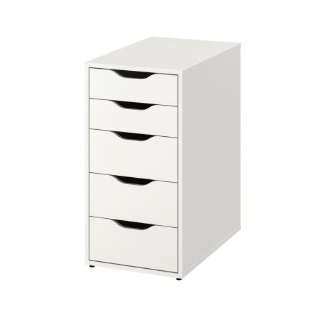 Ikea Alex Chest Of 5 Drawers White 40473549