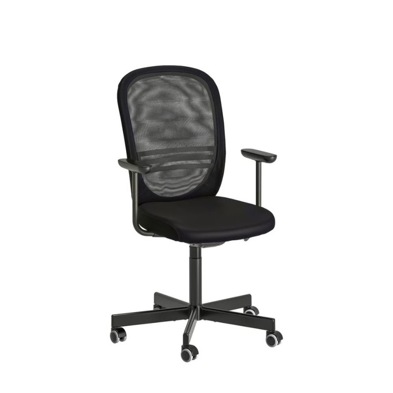 Ikea Flintan Office Chair With Armrests Black 69424469