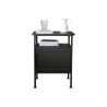 Ikea Grafjallet Bedside Table Anthracite 45x36x59 cm