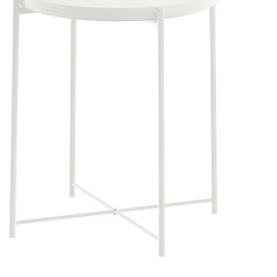 Ikea Gladom End Table White 50337820