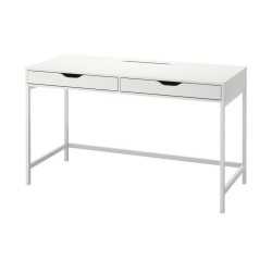 Ikea Alex Desk With 2 Drawers White 60483439