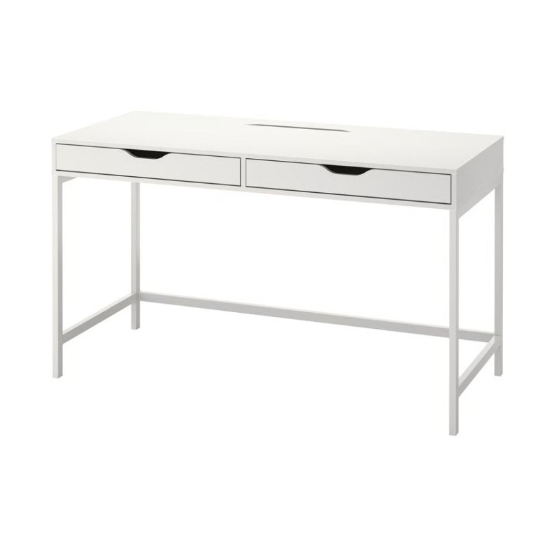 Ikea Alex Desk With 2 Drawers White 60483439