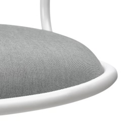 Ikea Orfjall Swivel Chair White Fabric L.Grey 29416013