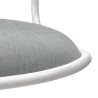 Ikea Orfjall Swivel Chair White Fabric L.Grey 29416013