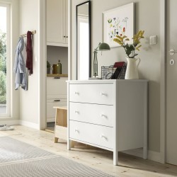 Ikea Kliberget Chest Of 3 Drawers White 30561669
