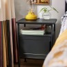 Ikea Grafjallet Bedside Table Anthracite 45x36x59 cm - 40570220